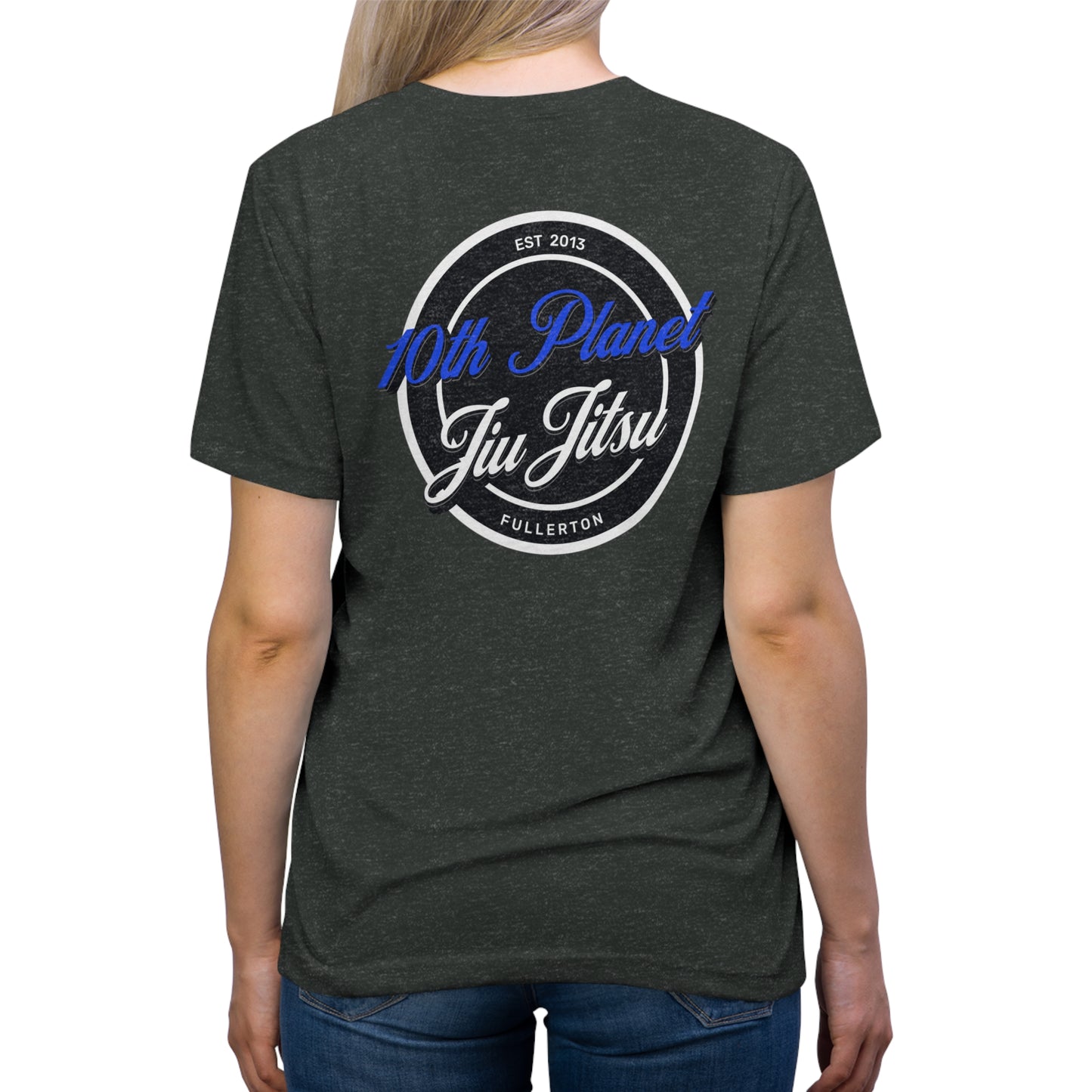 10P FULLERTON BLUE CIRCLE Unisex Triblend Tee