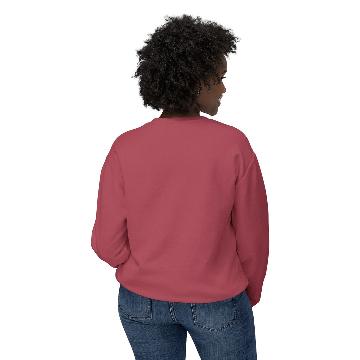 10p Orange College Lightweight Crewneck Sweatshirt