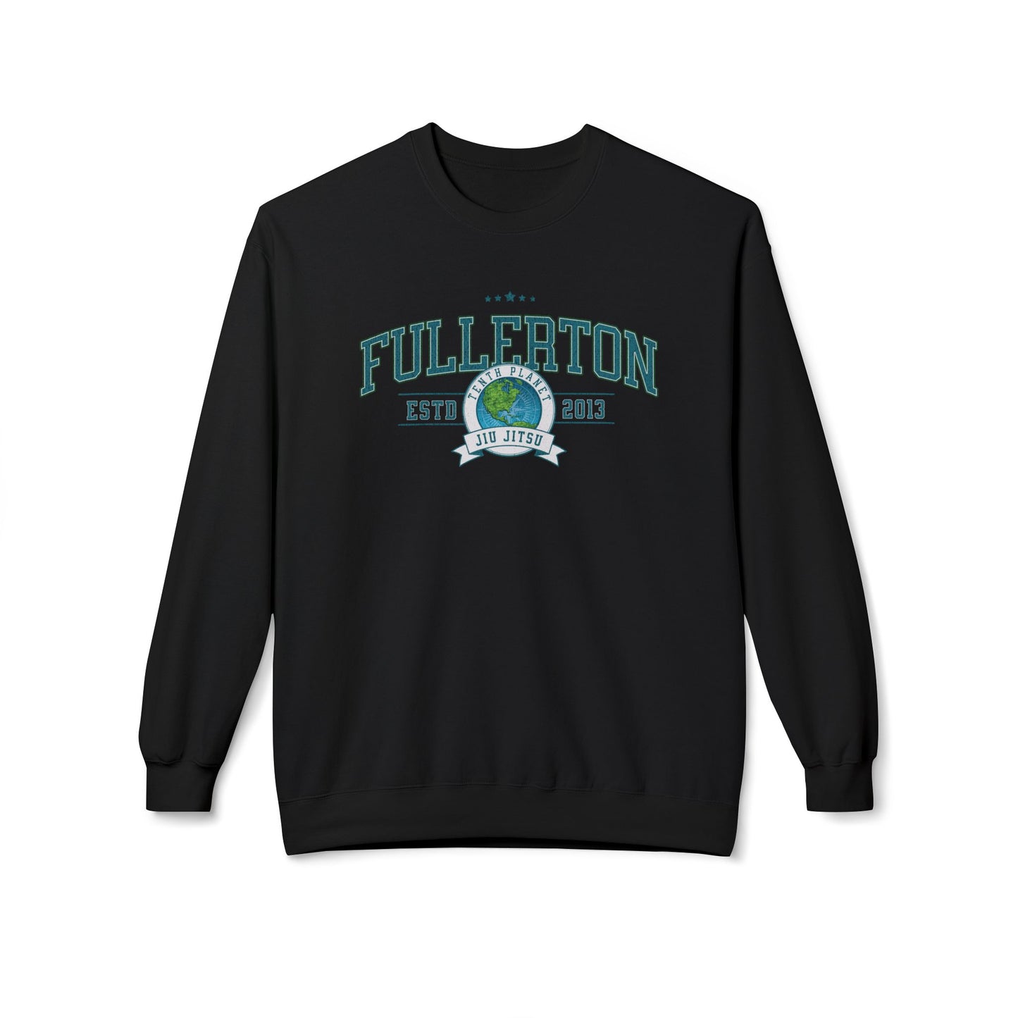10p Fullerton College Blue font Crewneck Sweatshirt