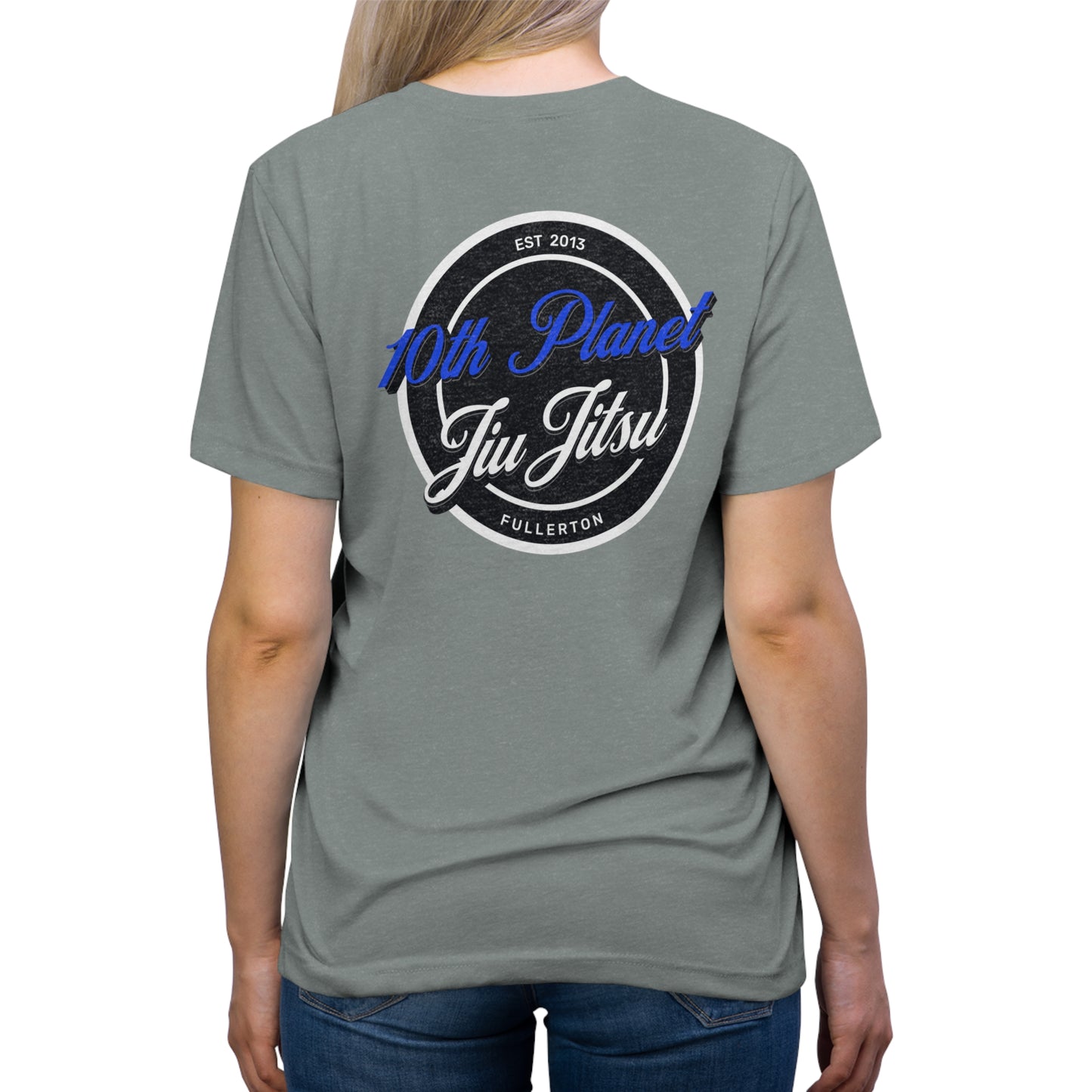 10P FULLERTON BLUE CIRCLE Unisex Triblend Tee