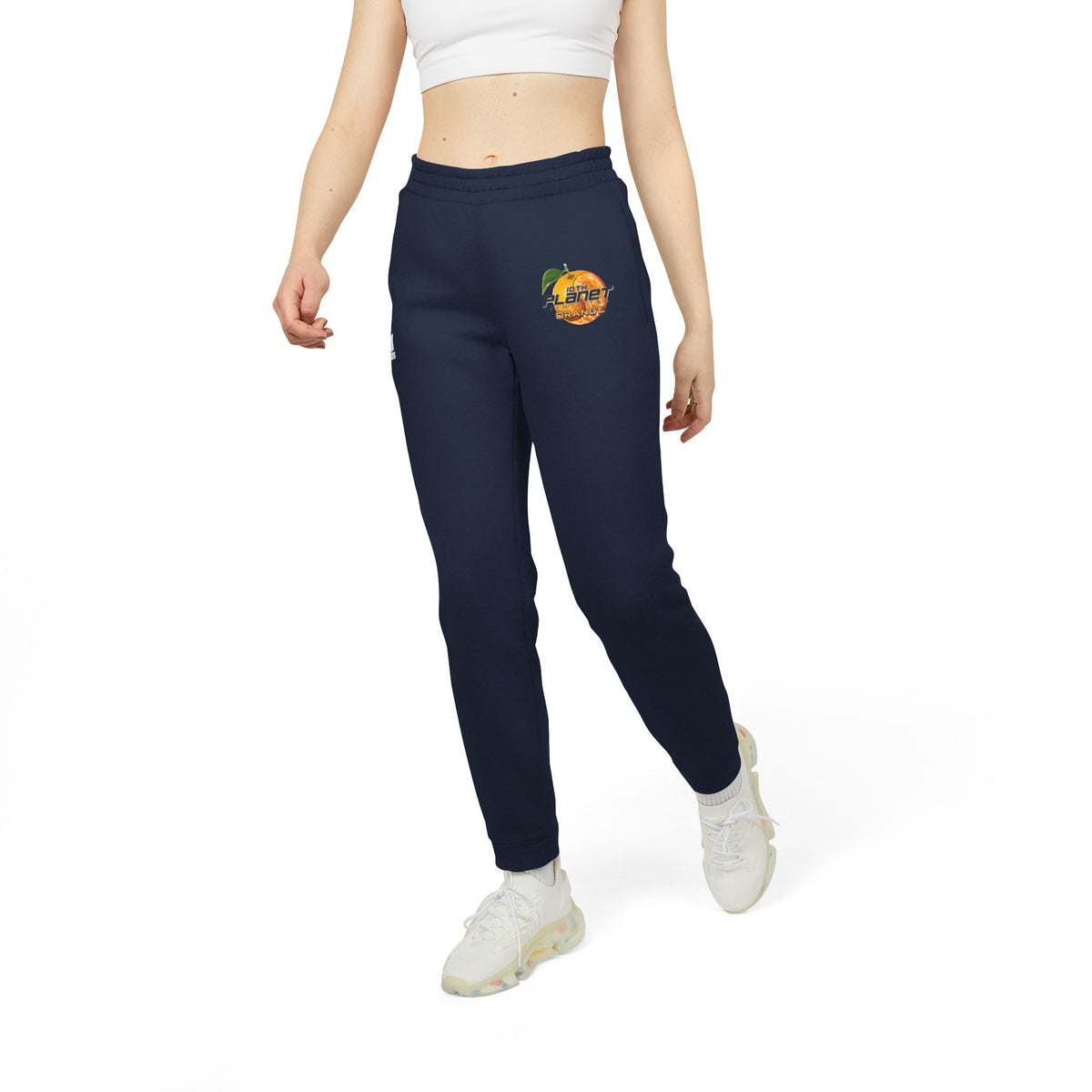 10P Orange adidas Fleece Joggers