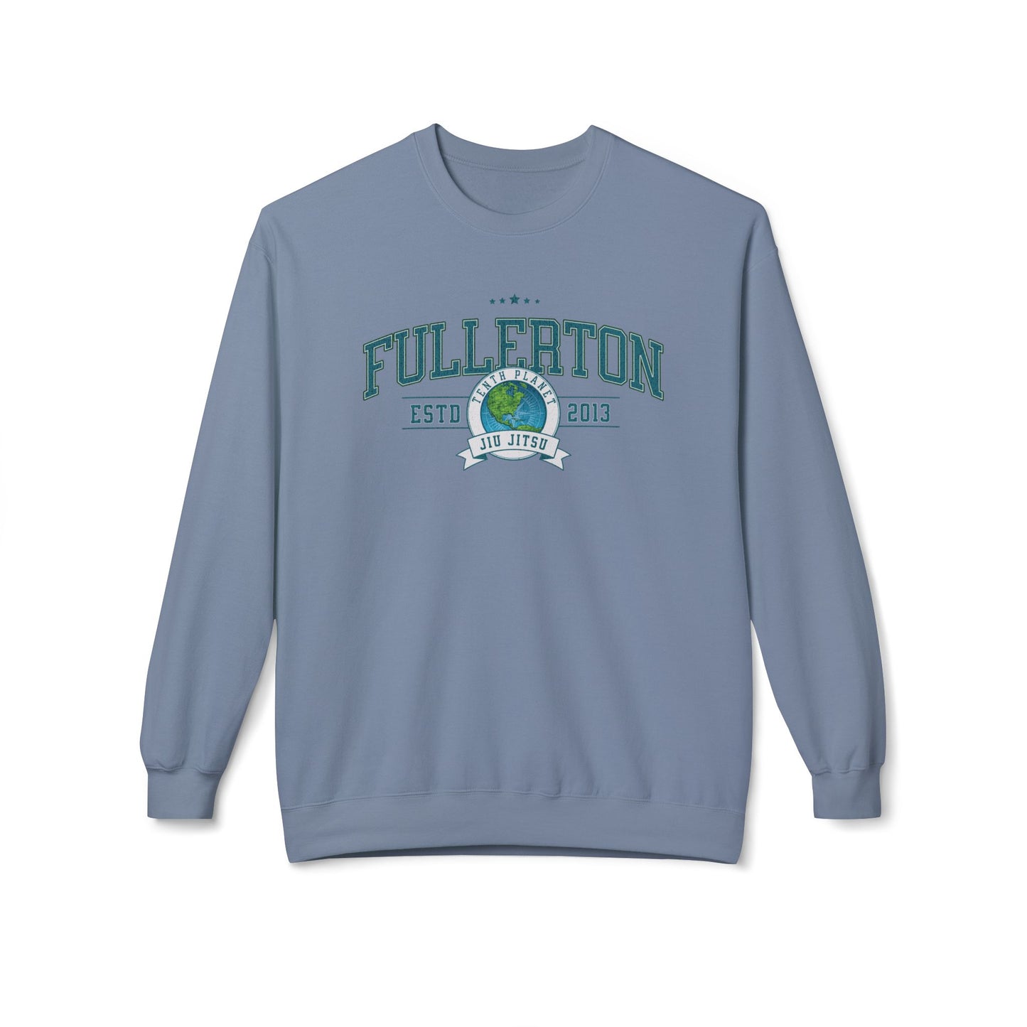 10p Fullerton College Blue font Crewneck Sweatshirt