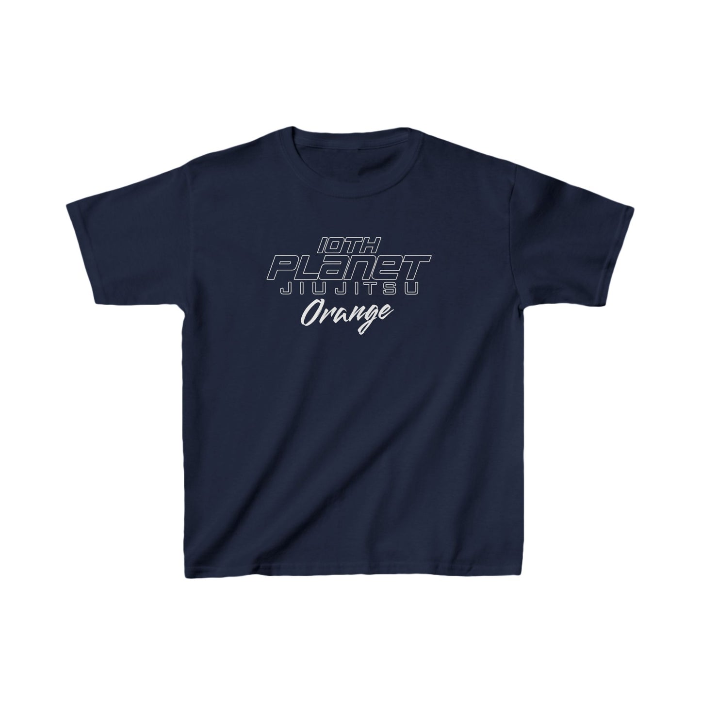 Kids 10P Orange Moon Cotton Tee