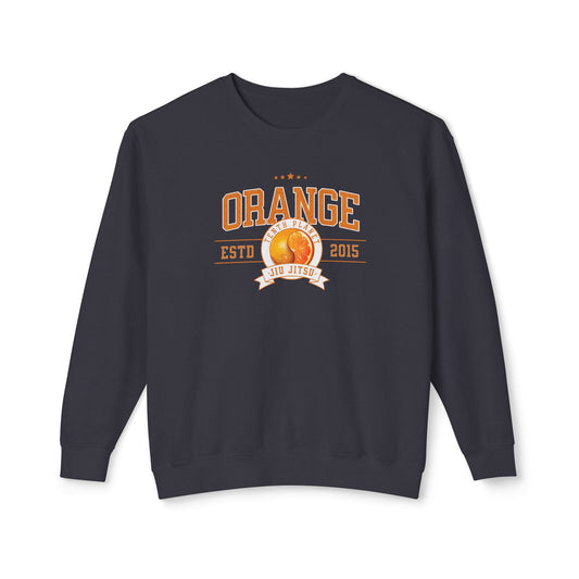 10p Orange College Lightweight Crewneck Sweatshirt