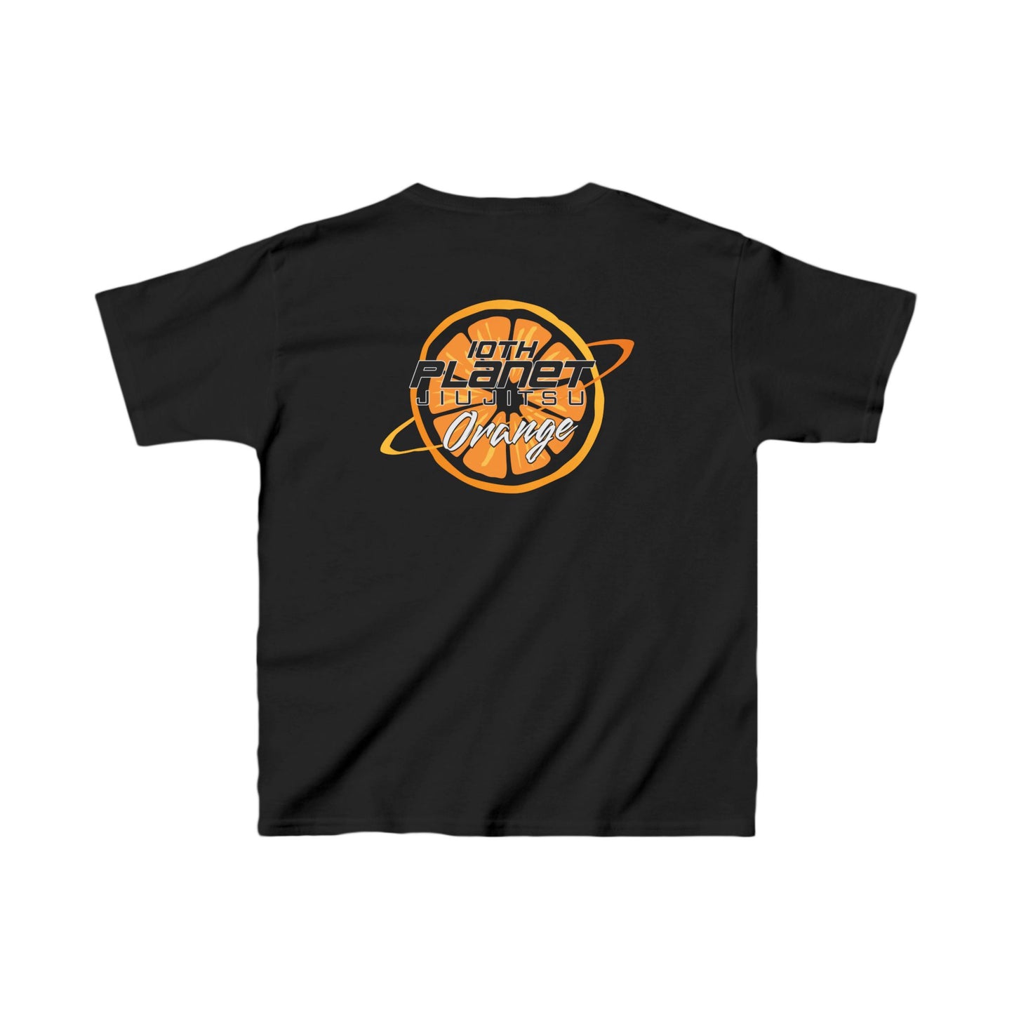 Kids 10P Orange Moon Cotton Tee