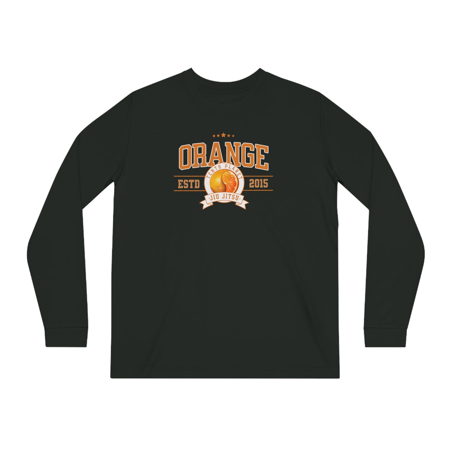 10p Orange college Organic Long Sleeve Tee