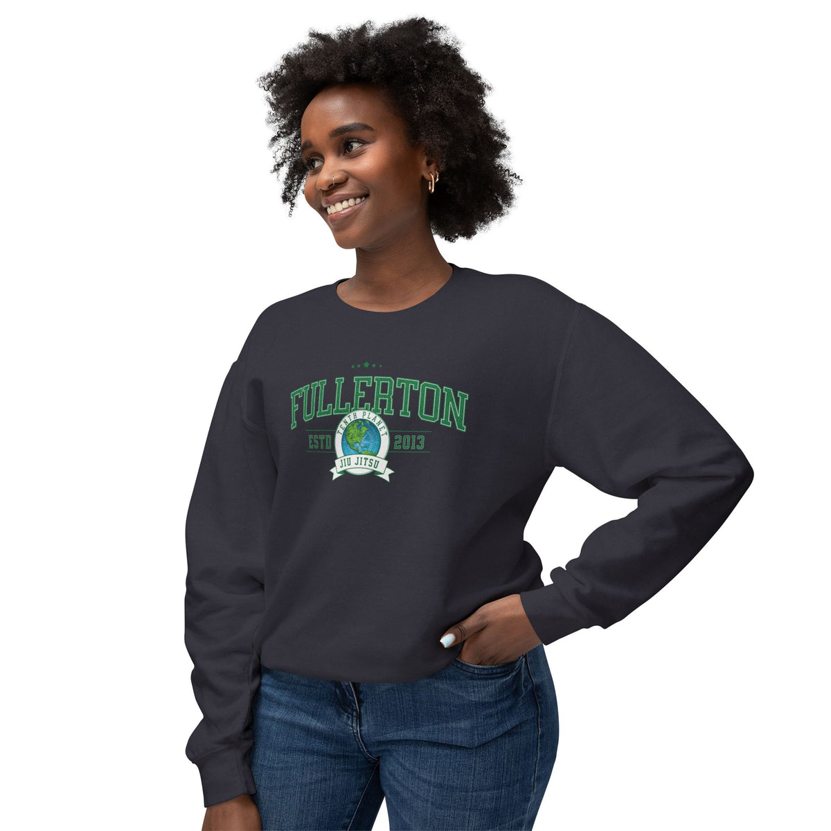10p Fullerton College Unisex Lightweight Crewneck Sweatshirt