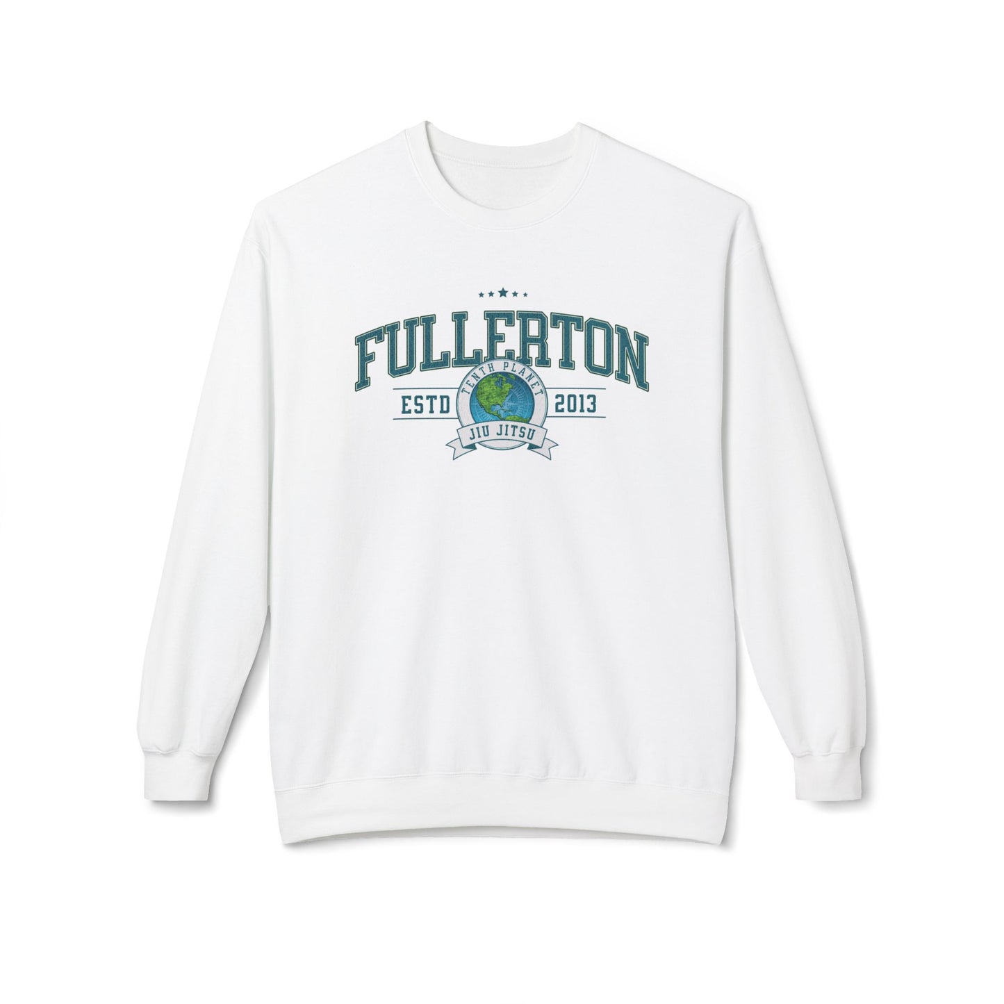 10p Fullerton College Blue font Crewneck Sweatshirt
