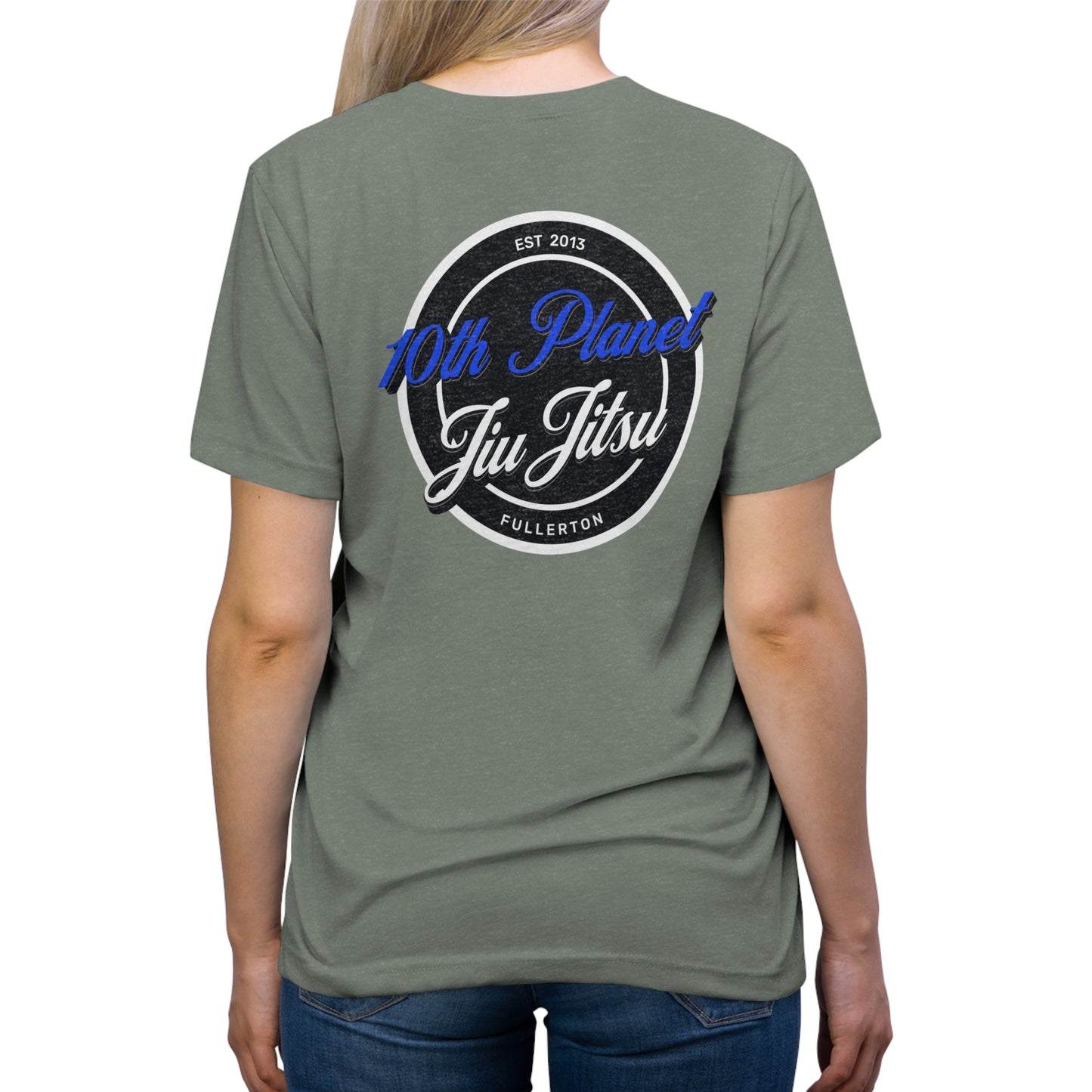 10P FULLERTON BLUE CIRCLE Unisex Triblend Tee