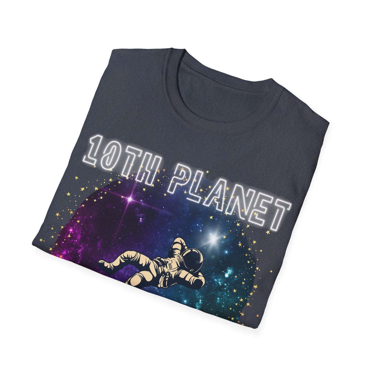 10p Fullerton Floating in Space Unisex T-Shirt