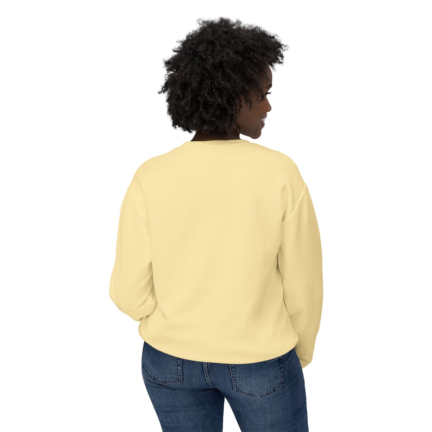 10p Orange College Lightweight Crewneck Sweatshirt