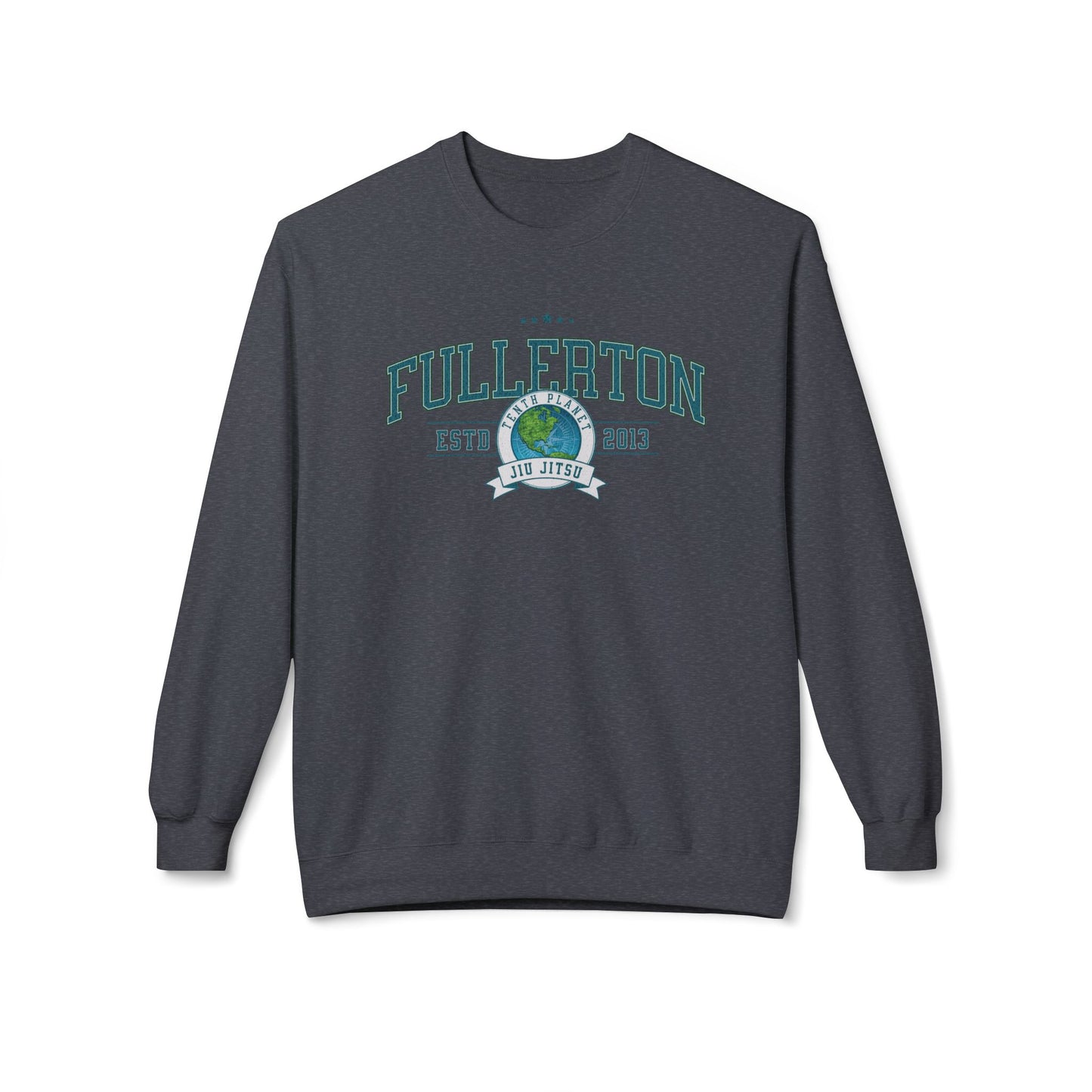 10p Fullerton College Blue font Crewneck Sweatshirt