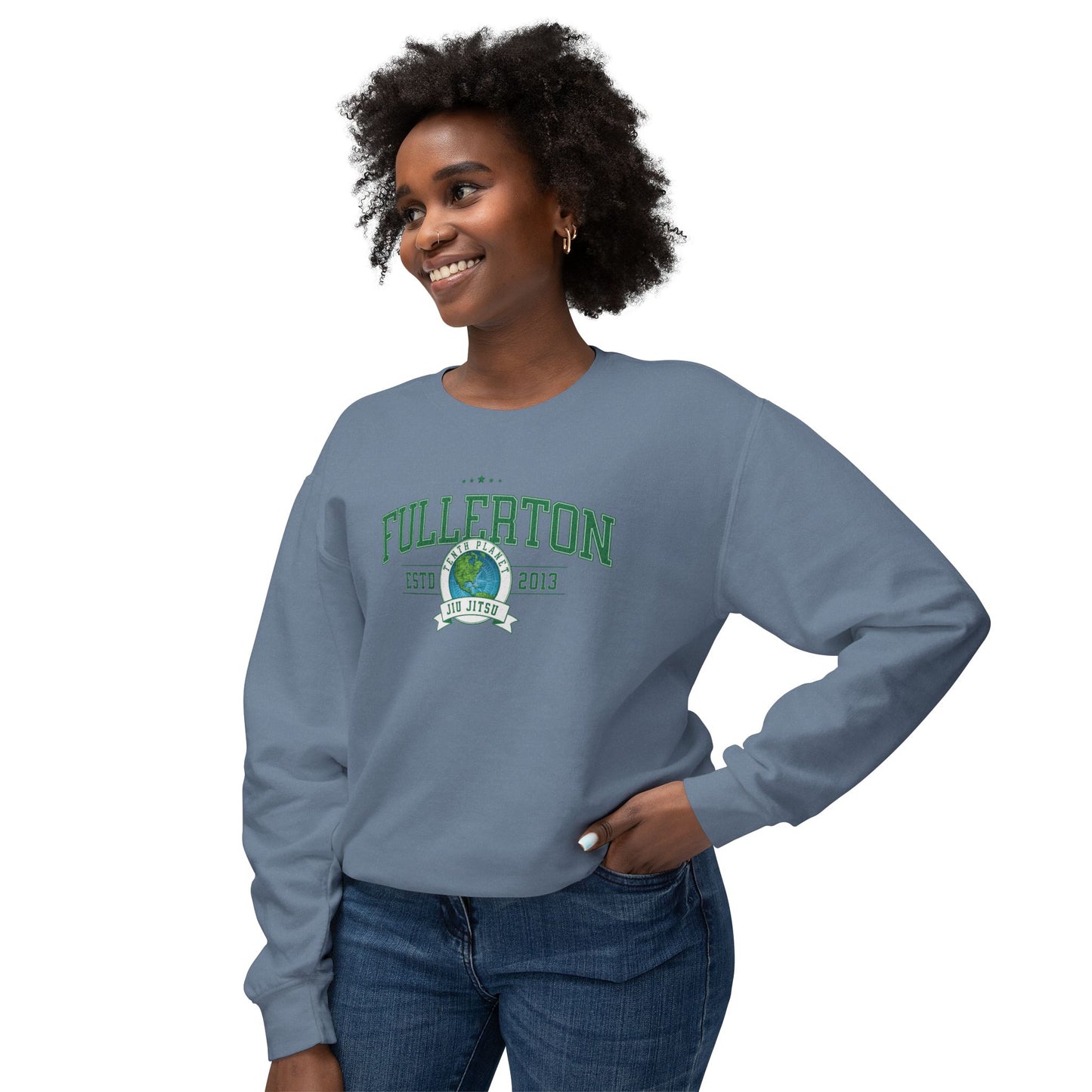 10p Fullerton College Unisex Lightweight Crewneck Sweatshirt