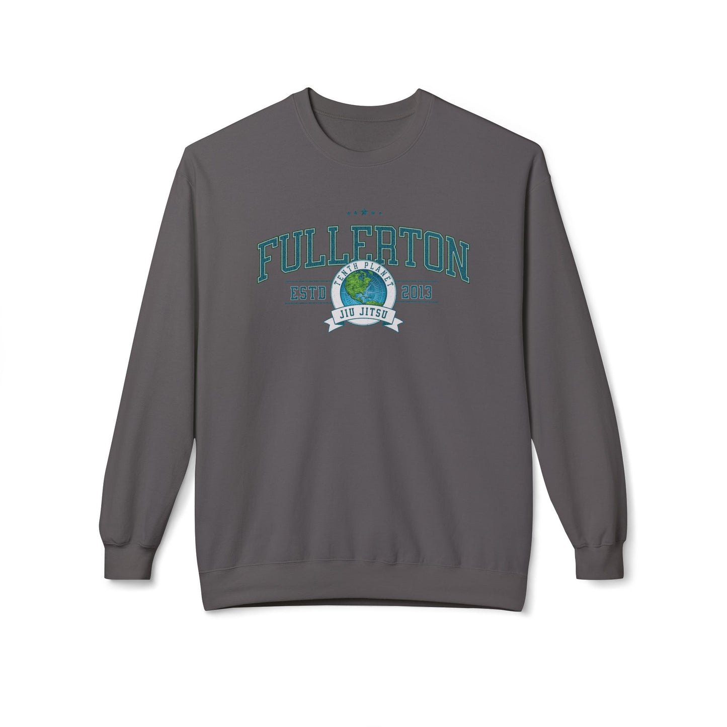 10p Fullerton College Blue font Crewneck Sweatshirt