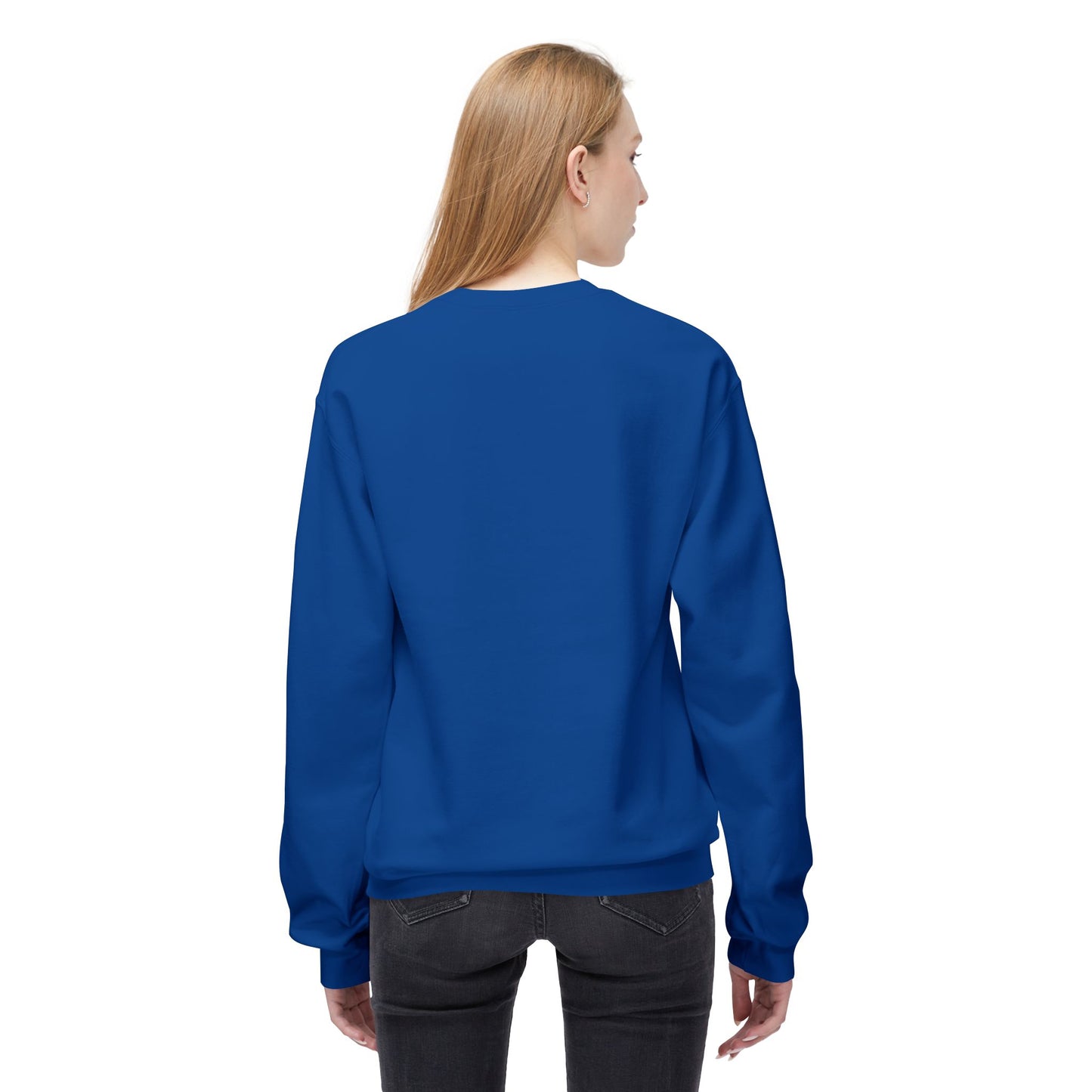 10p Fullerton College Blue font Crewneck Sweatshirt