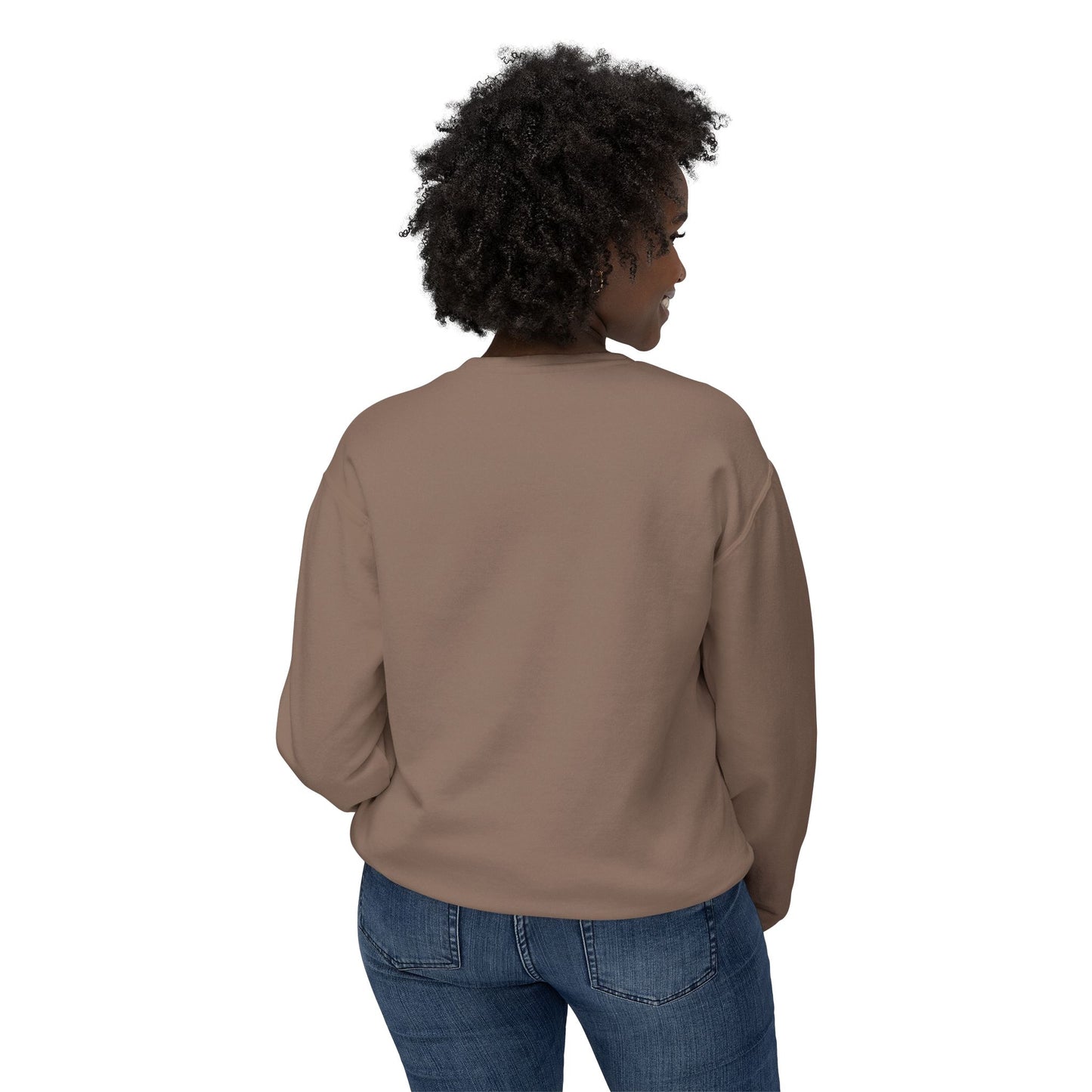 10p Orange College Lightweight Crewneck Sweatshirt
