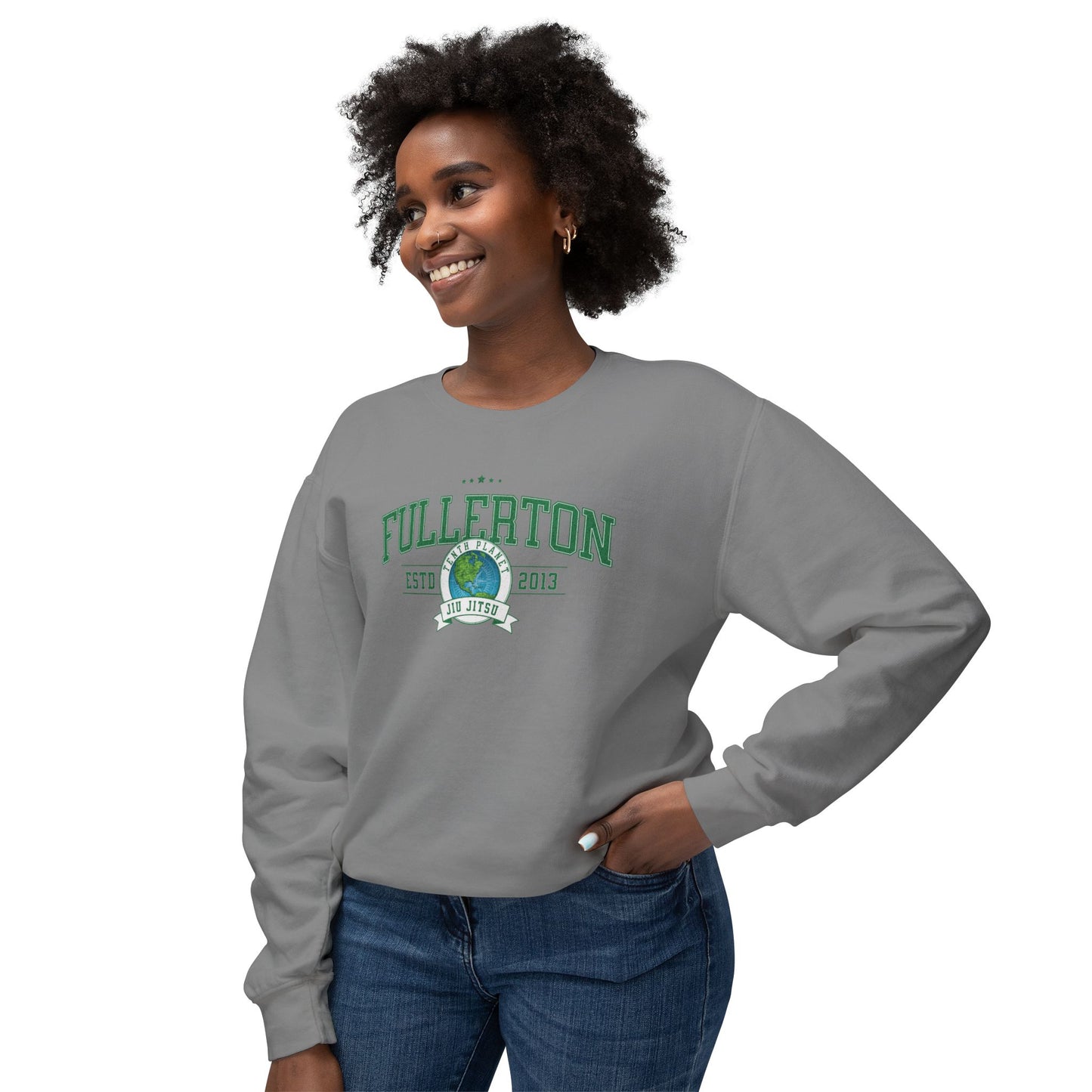 10p Fullerton College Unisex Lightweight Crewneck Sweatshirt