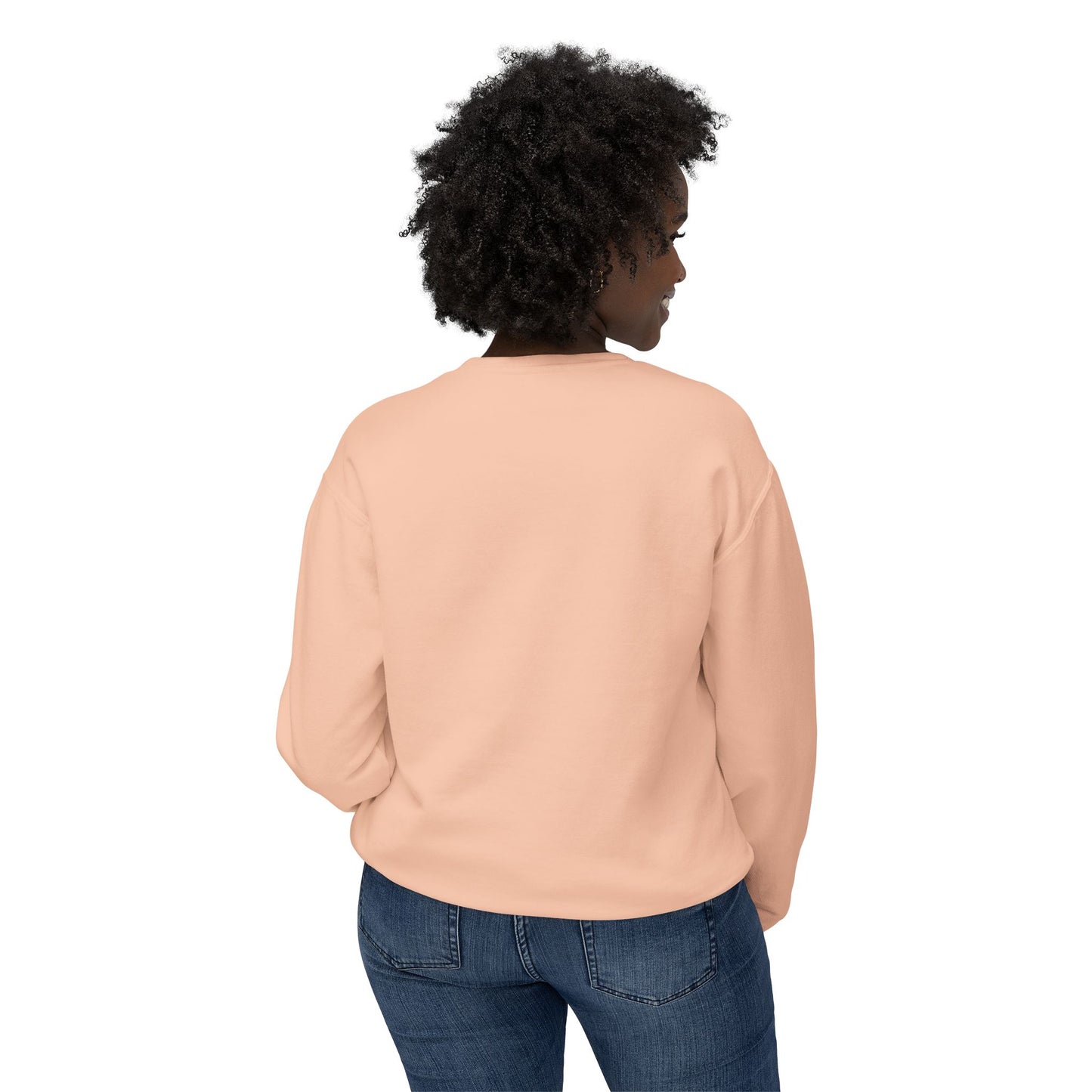 10p Orange College Lightweight Crewneck Sweatshirt
