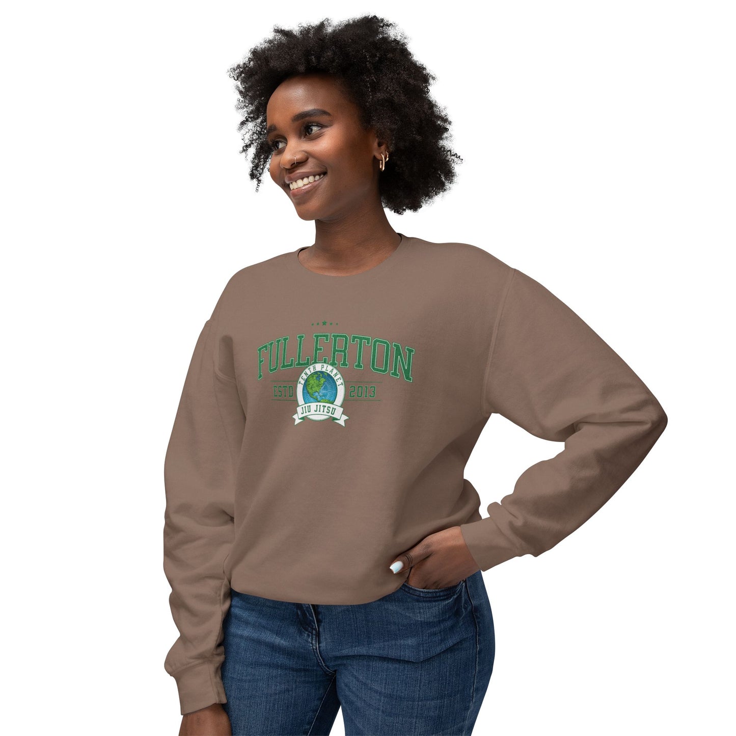 10p Fullerton College Unisex Lightweight Crewneck Sweatshirt