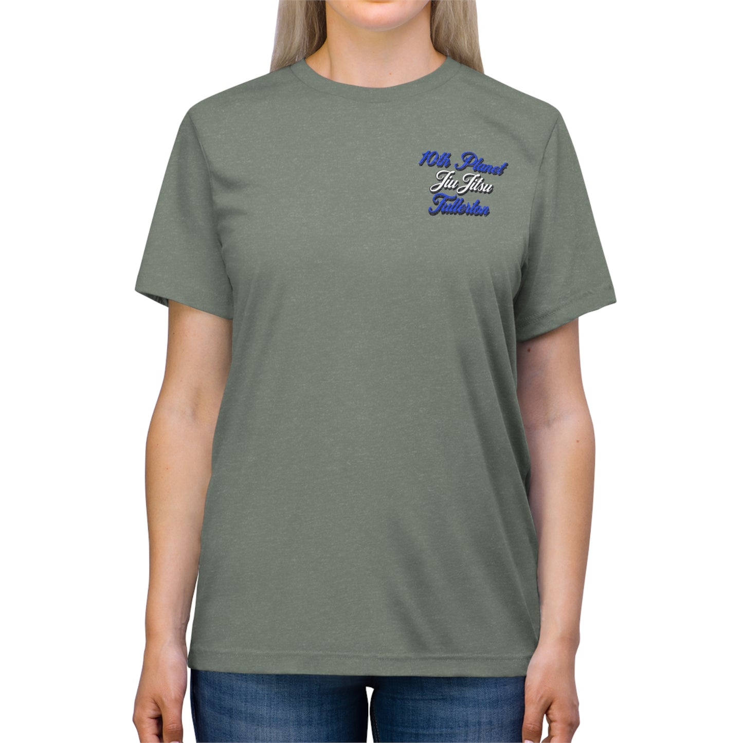 10P FULLERTON BLUE CIRCLE Unisex Triblend Tee