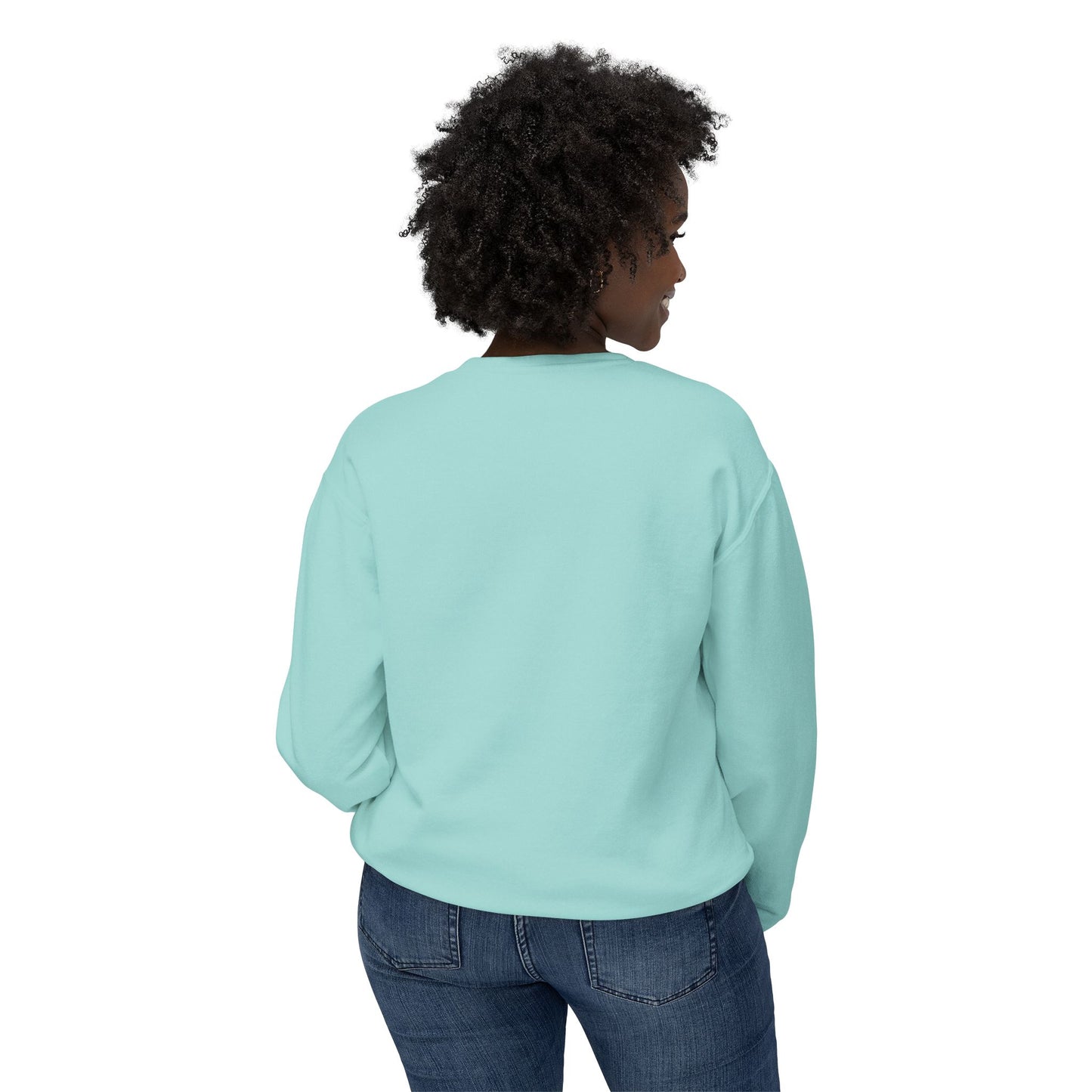 10p Orange College Lightweight Crewneck Sweatshirt