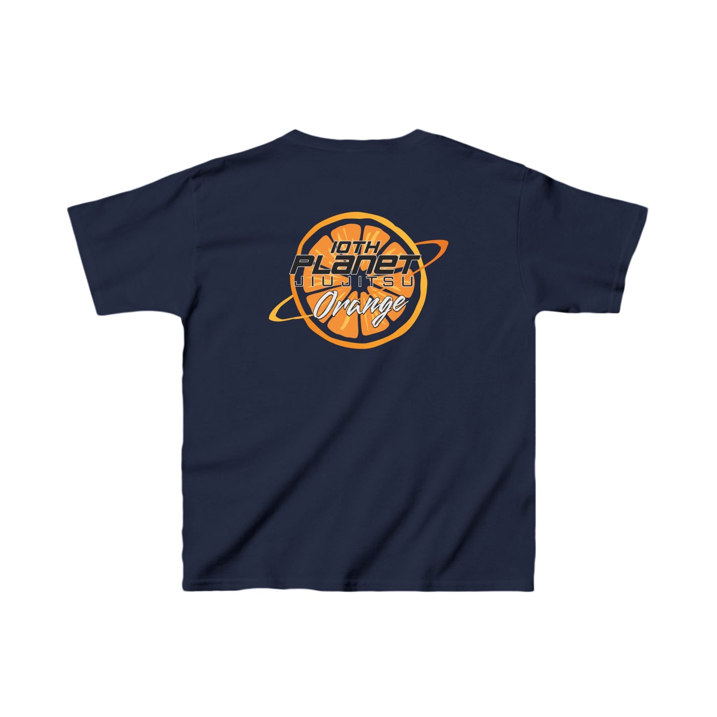 Kids 10P Orange Moon Cotton Tee