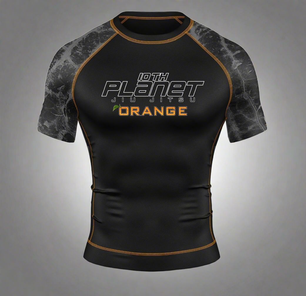 Youth Orange "Yin/Yang" Rashguard
