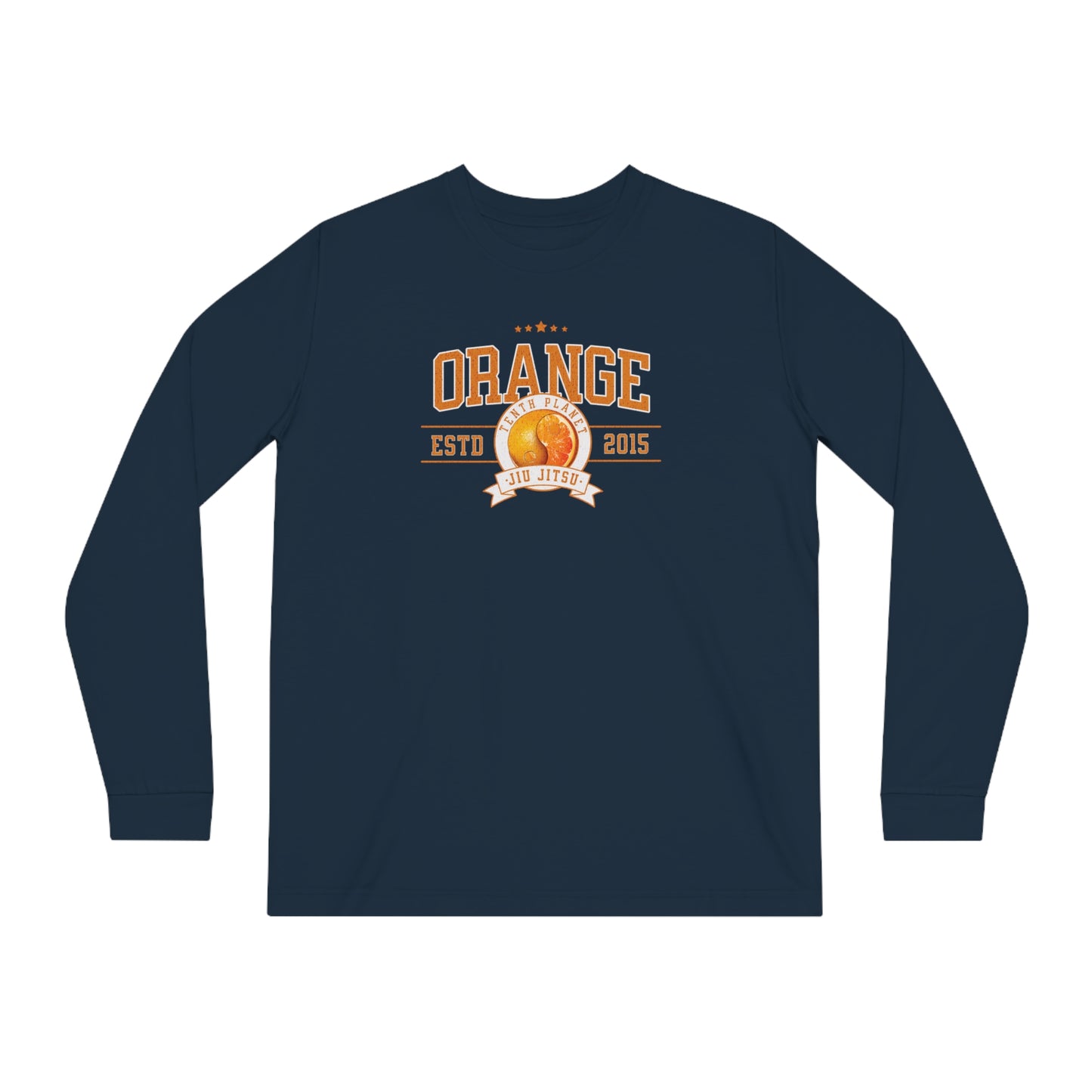 10p Orange college Organic Long Sleeve Tee