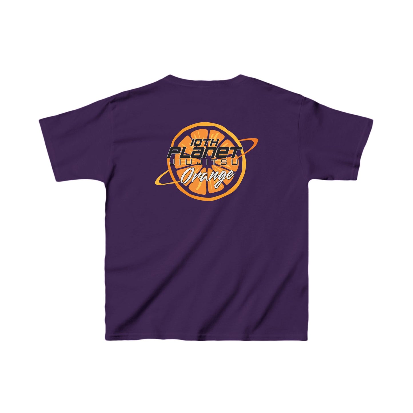Kids 10P Orange Moon Cotton Tee