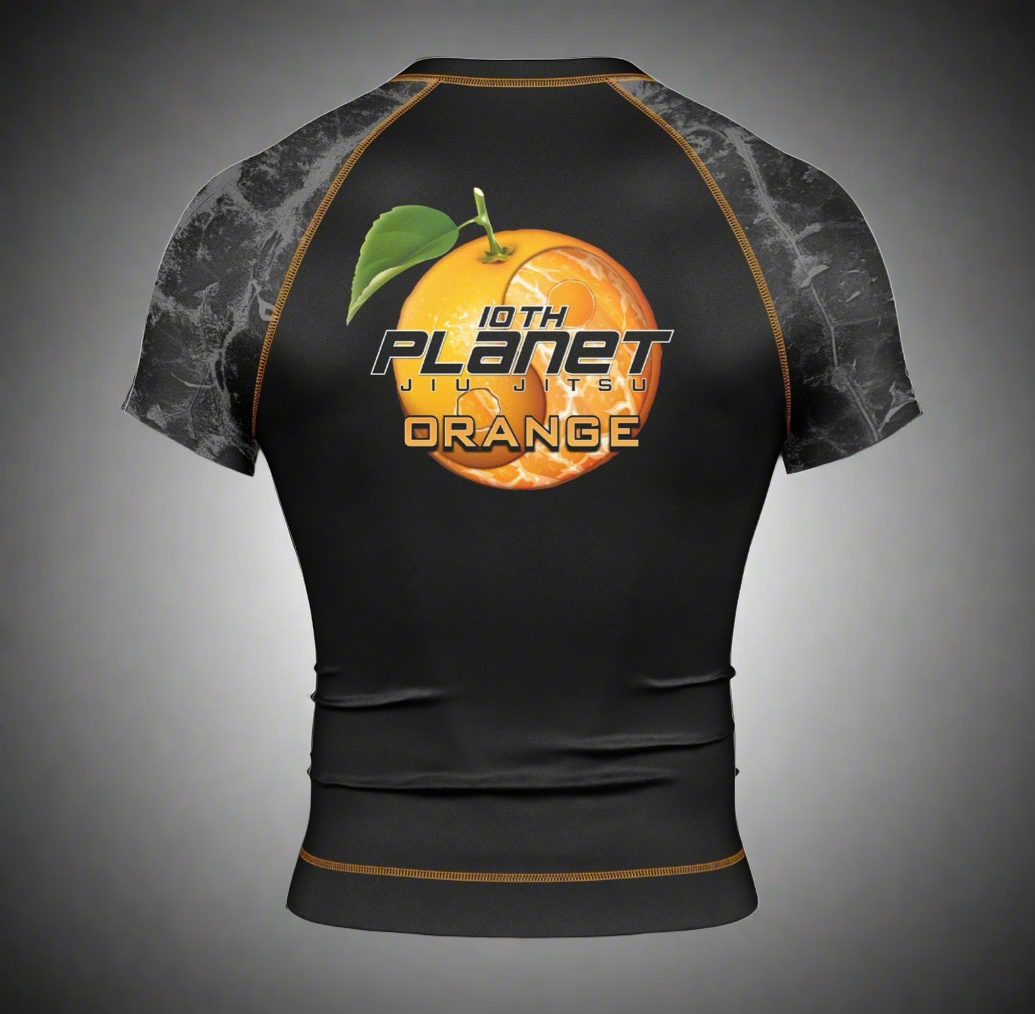 Youth Orange "Yin/Yang" Rashguard