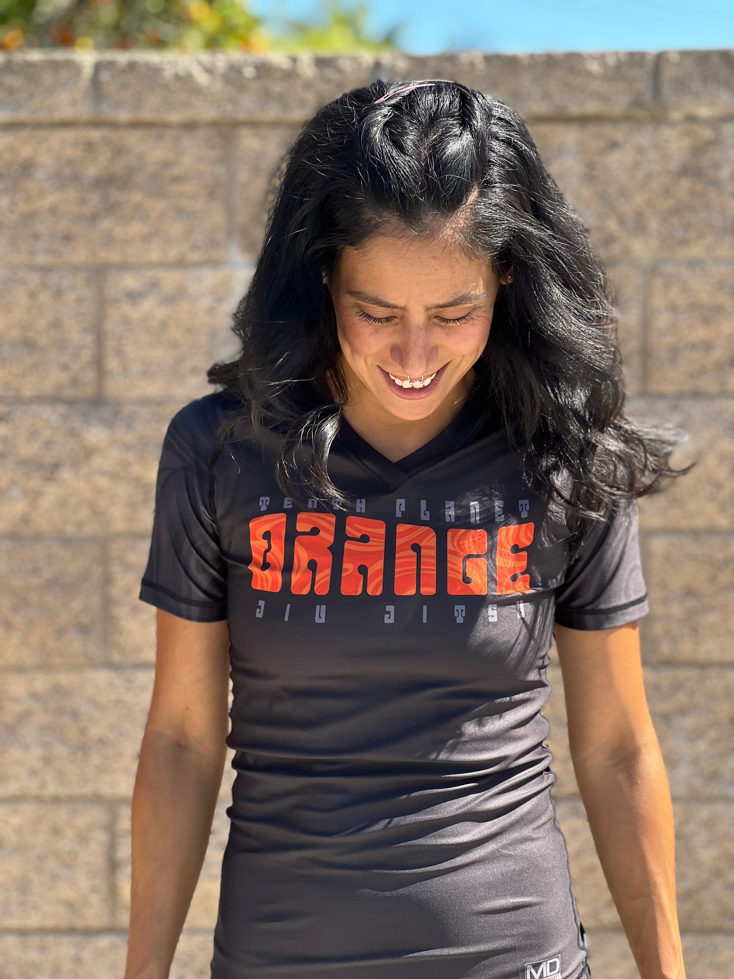 WOMENS 10P ORANGE 70s VIBE