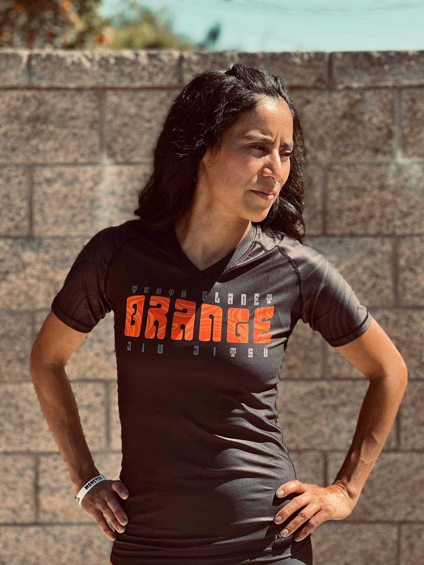WOMENS 10P ORANGE 70s VIBE