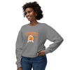 10p Orange College Lightweight Crewneck Sweatshirt