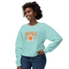 10p Orange College Lightweight Crewneck Sweatshirt