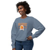 10p Orange College Lightweight Crewneck Sweatshirt