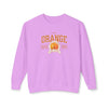 10p Orange College Lightweight Crewneck Sweatshirt