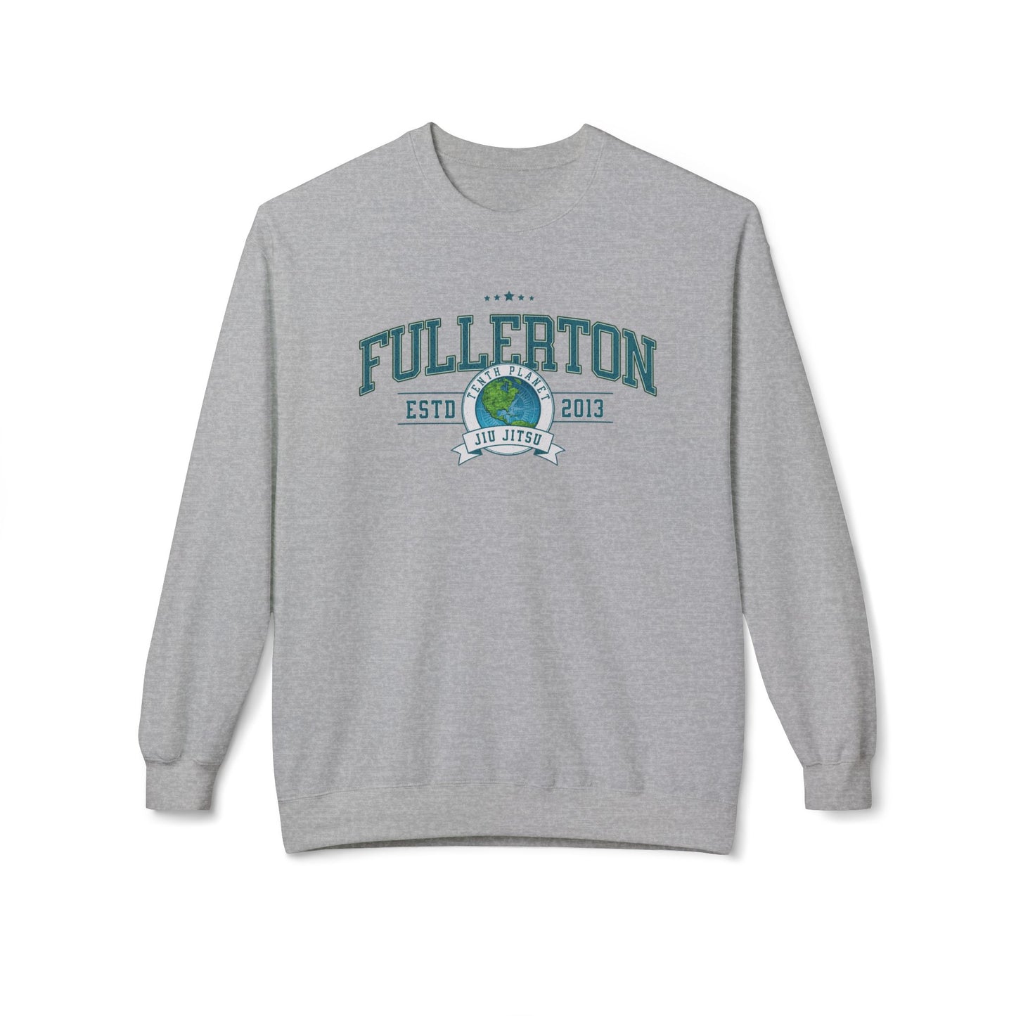 10p Fullerton College Blue font Crewneck Sweatshirt