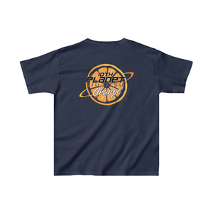 Kids 10P Orange Moon  Cotton Tee