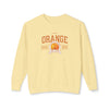 10p Orange College Lightweight Crewneck Sweatshirt