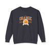 10p Orange College Lightweight Crewneck Sweatshirt