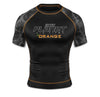 "NEW" Orange " Yin/Yang" Rashguard