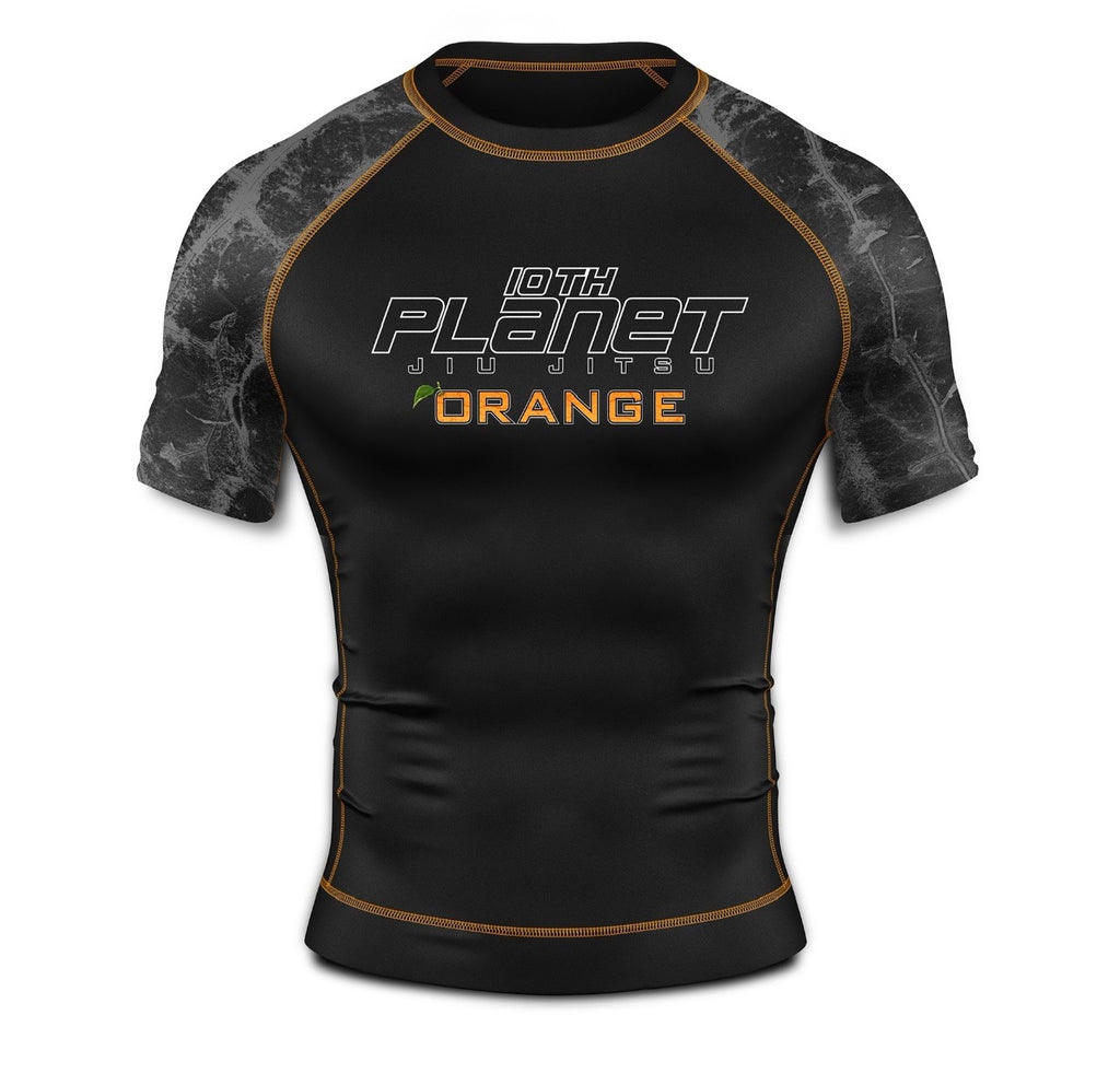 "NEW" Orange " Yin/Yang" Rashguard