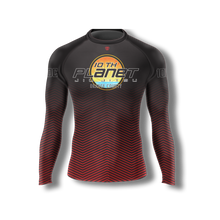 Load image into Gallery viewer, BlackBelt 10th Planet Orange Rashguard (Small Only)
