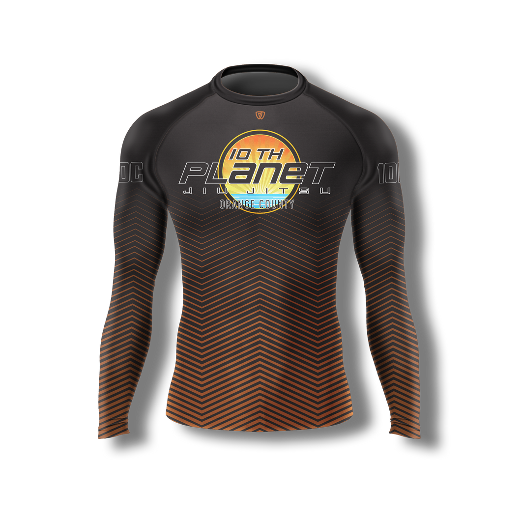 BrownBelt 10th Planet Orange Rashguard