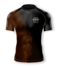 Load image into Gallery viewer, New “2.0” Brown Ranked Rashguard
