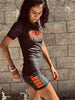 WOMENS 10P ORANGE 70s VIBE